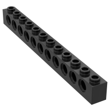 Технік брік 1x12 - Black