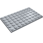 Плейт 6x10 - Light Bluish Gray