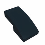 Слоуп закруглений 1x2x2/3 - Black