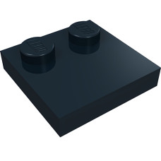 Плейт 2x2, з 2 стадами - Black