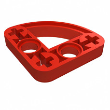 Ліфтарм тонкий - 3x3 чверть кола - Red