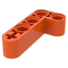 Ліфтарм г-подібний 2x4 - Reddish Orange