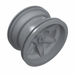 Диск 56x34 [3 отвори] - Light Bluish Gray