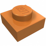 Плейт 1x1 - Medium Nougat