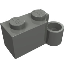 Шарнір-брік 1x2 (основа) - Dark Bluish Gray