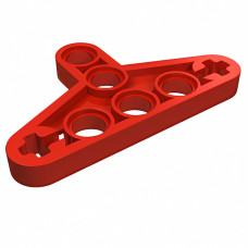 Ліфтарм тонкий - 3x5 трикутник old - Red