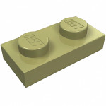 Плейт 1x2 - Olive Green