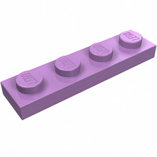 Плейт 1x4 - Medium Lavender
