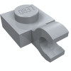 Плейт 1x1, горизонт. кліп (O) - Light Bluish Gray