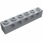 Технік брік 1x6 - Light Bluish Gray