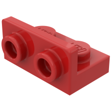 Плейт г-подібний 1x2x1x2 (вверх) - Red