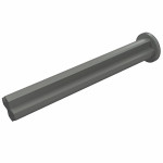 Вісь на 4 зі стопером - Dark Bluish Gray