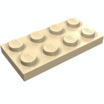 Плейт 2x4 - Tan