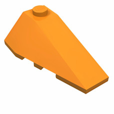 Слоуп 4x2, кутовий (правий) - Orange