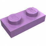 Плейт 1x2 - Medium Lavender