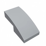 Слоуп закруглений 1x2x2/3 - Light Bluish Gray