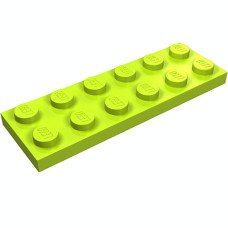 Плейт 2x6 - Lime