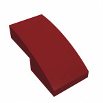 Слоуп закруглений 1x2x2/3 - Dark Red