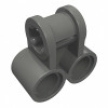 Конектор 2L під 2 піни + вісь - Dark Bluish Gray