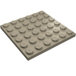 Плейт 6x6 - Dark Tan