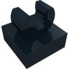 Тайл 1x1, з кліпсою - Black