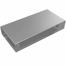 Тайл 1x2, прямокутник - Trans-Brown (Old Trans-Black)
