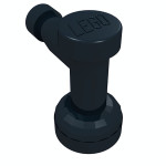 Кран 1x1 (з отвором) - Black