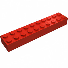 Брік 2x10 - Red