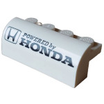Слоуп закруглений 2x4x1 1/3 (Honda) - White