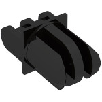 Шарнір на 3 пальці з поручнем - Black