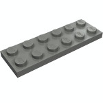 Плейт 2x6 - Dark Bluish Gray