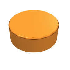 Тайл 1x1, круглий - Orange