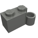Шарнір-брік 1x2 (основа) - Dark Bluish Gray