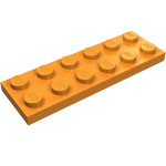 Плейт 2x6 - Orange