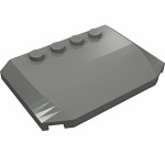 Слоуп закруглений 4x6x2/3, скошений - Dark Bluish Gray