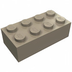 Брік 2x4 - Dark Tan