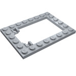 Плейт 6x8, з шарніром - Light Bluish Gray