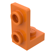 Плейт г-подібний 1x1x1x2 (вверх) - Orange