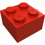 Брік 2x2 - Red