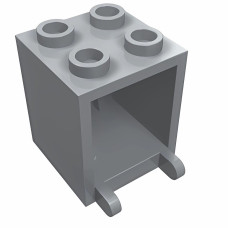 Бокс 2x2x2 - Light Bluish Gray