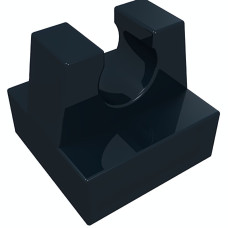 Тайл 1x1, з кліпсою (old) - Black