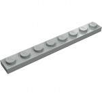 Плейт 1x8 - Light Gray