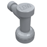 Кран 1x1 (з отвором) - Light Bluish Gray