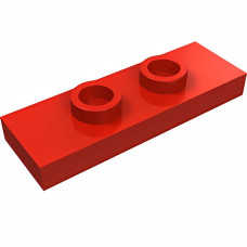 Плейт 1x3, з 2 джамперами - Red