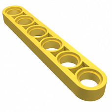 Ліфтарм тонкий на 6 - Yellow