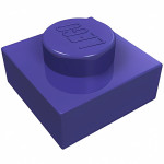 Плейт 1x1 - Dark Purple