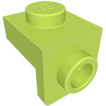 Плейт г-подібний 1x1x1x1 (вниз) - Lime