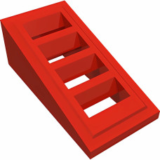 Слоуп 2x1 2/3 (решітка) - Red