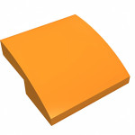 Слоуп закруглений 2x2x2/3 - Orange