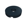 Тайл 2x2, круглий з отвором - Black